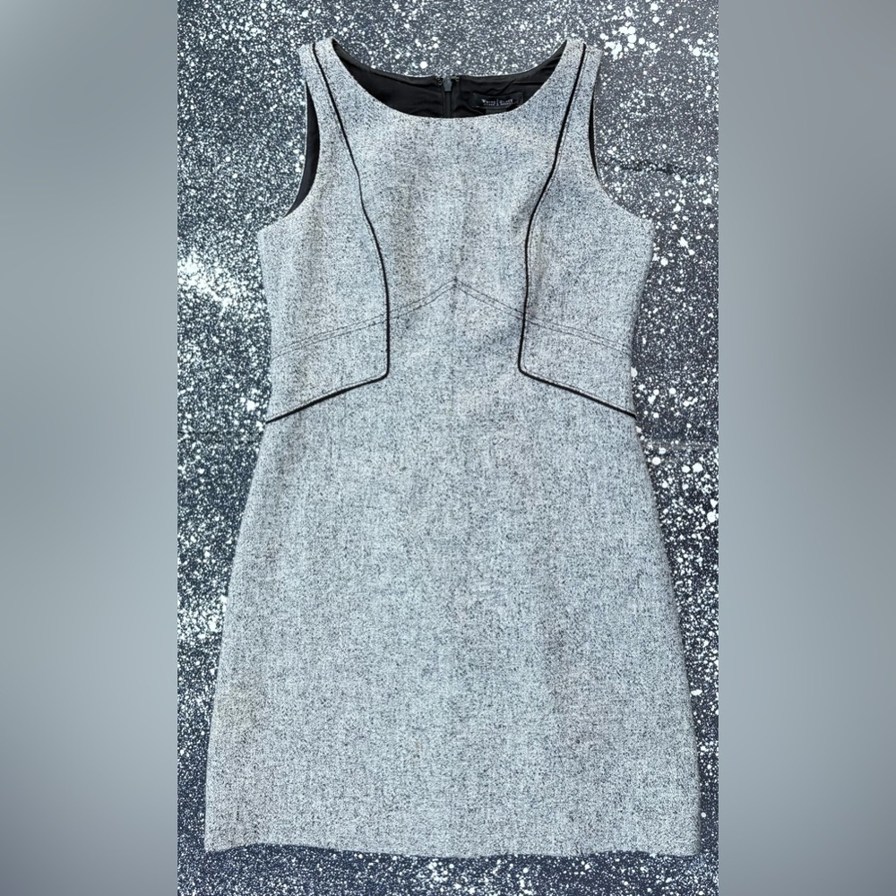 White House Black Market Gray Sleeveless Dress